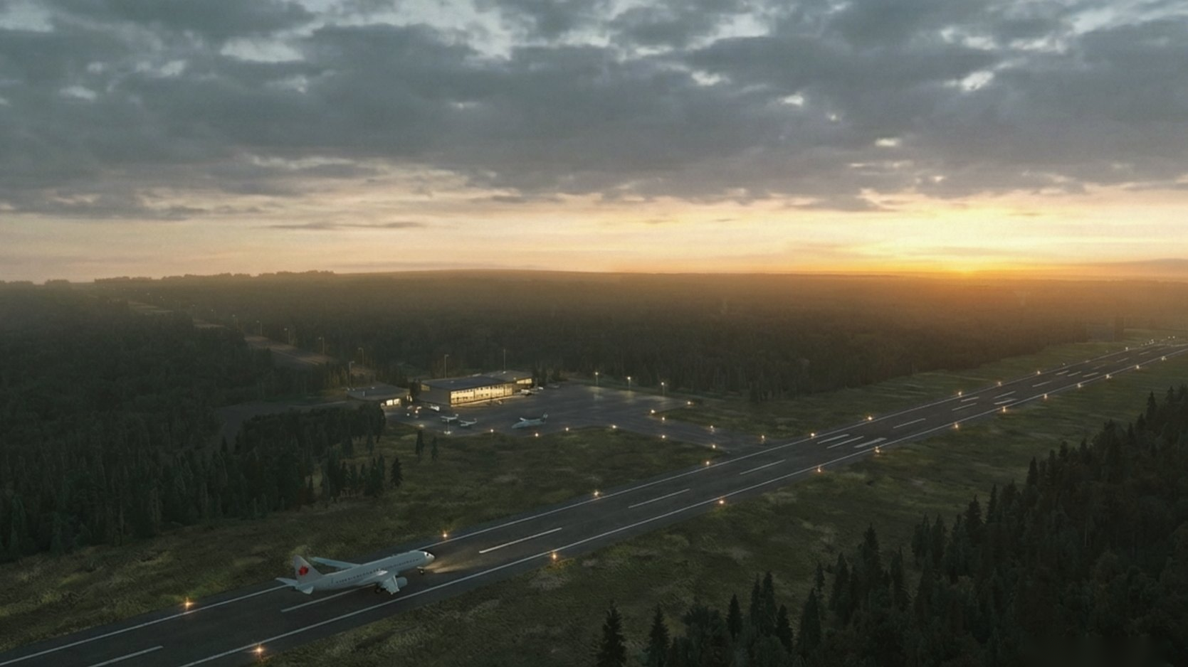 Déline runway and airport